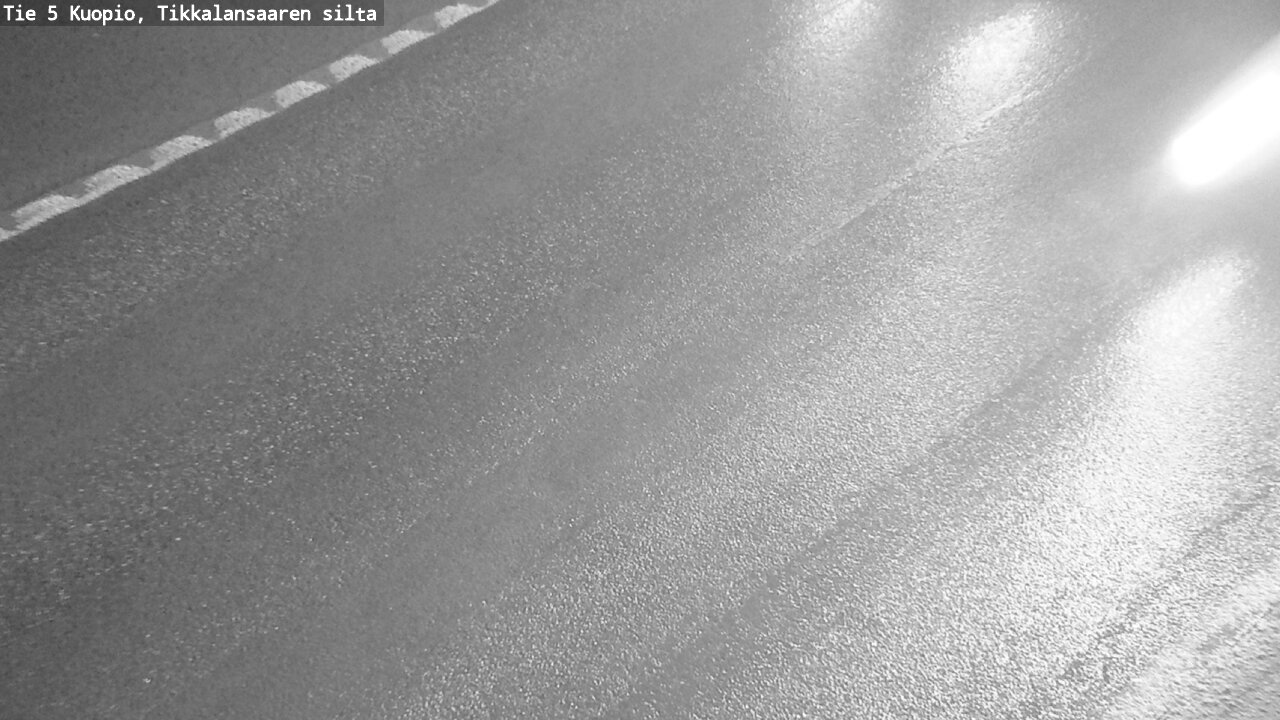 Weather Camera Image Road 5 Kuopio, Tikkalansaari, Kuopio, Pohjois-Savo