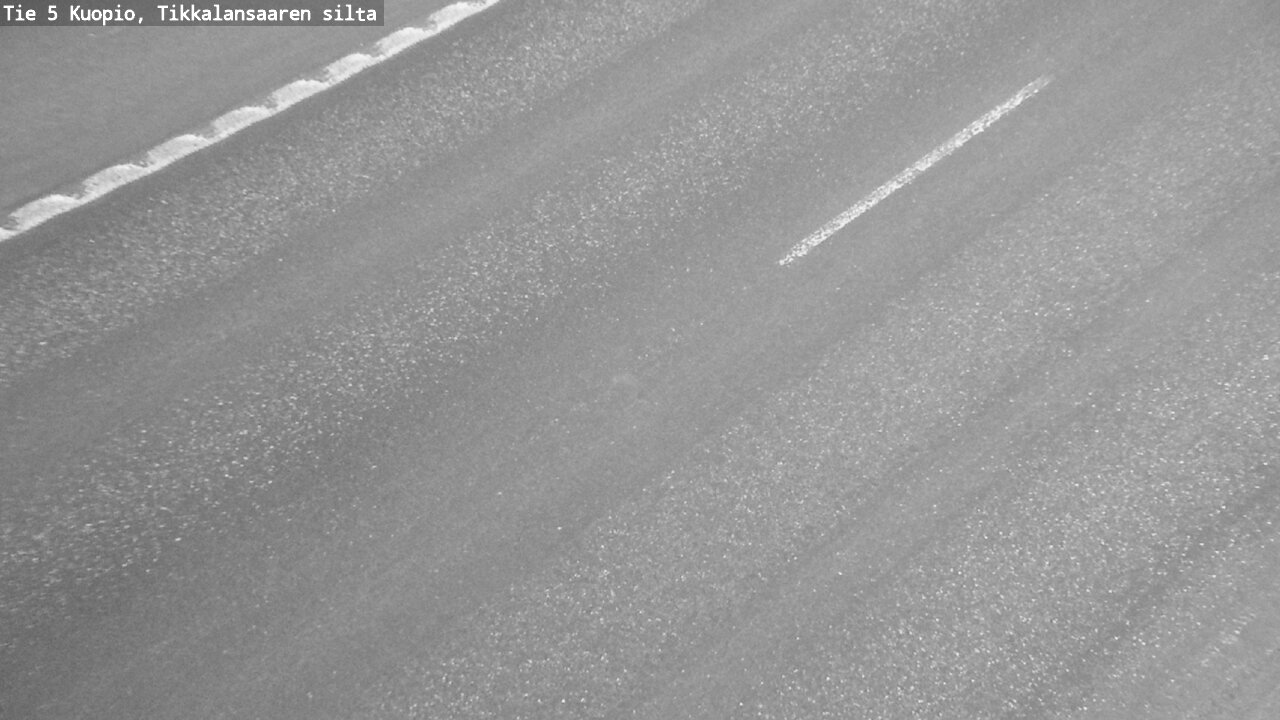 Weather Camera Image Road 5 Kuopio, Tikkalansaari, Kuopio, Pohjois-Savo