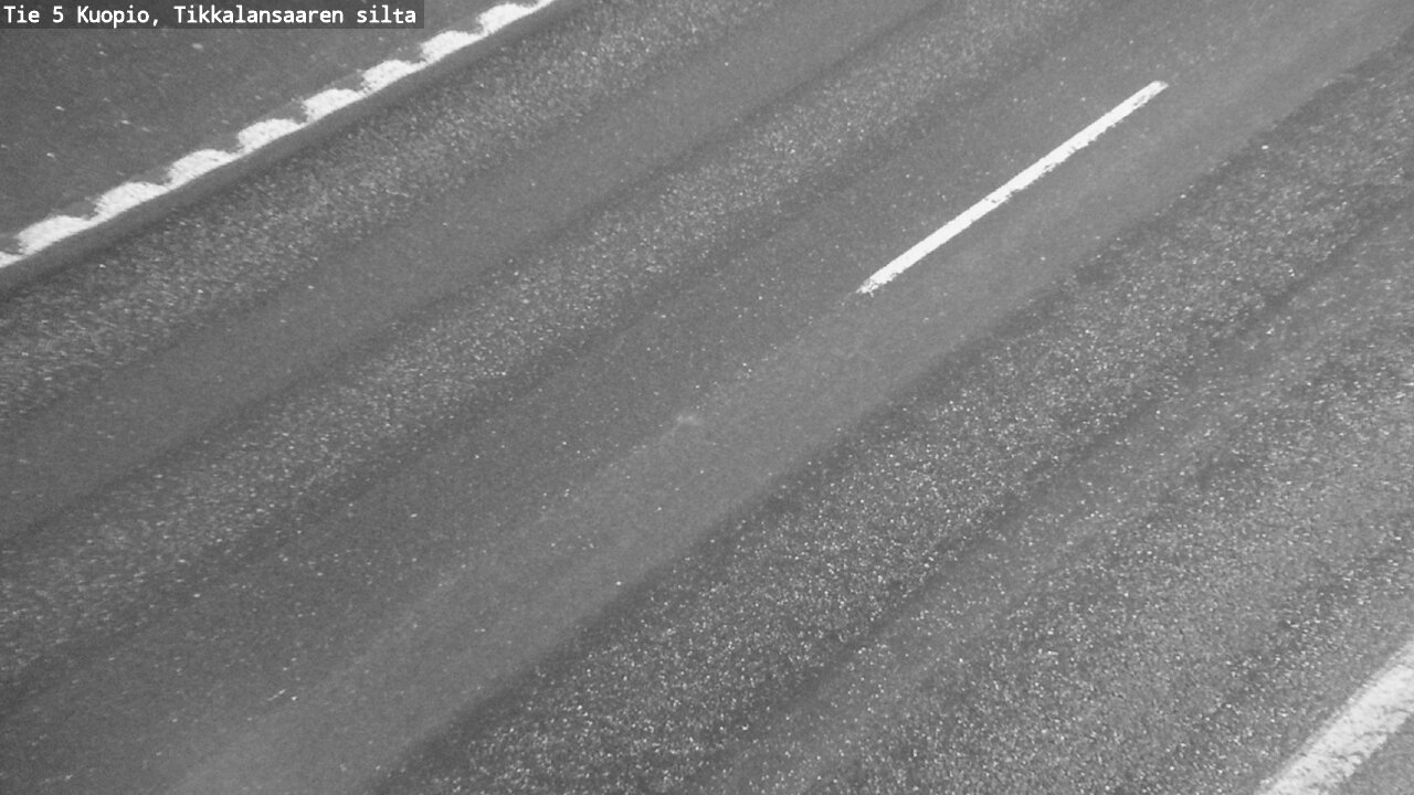 Weather Camera Image Road 5 Kuopio, Tikkalansaari, Kuopio, Pohjois-Savo