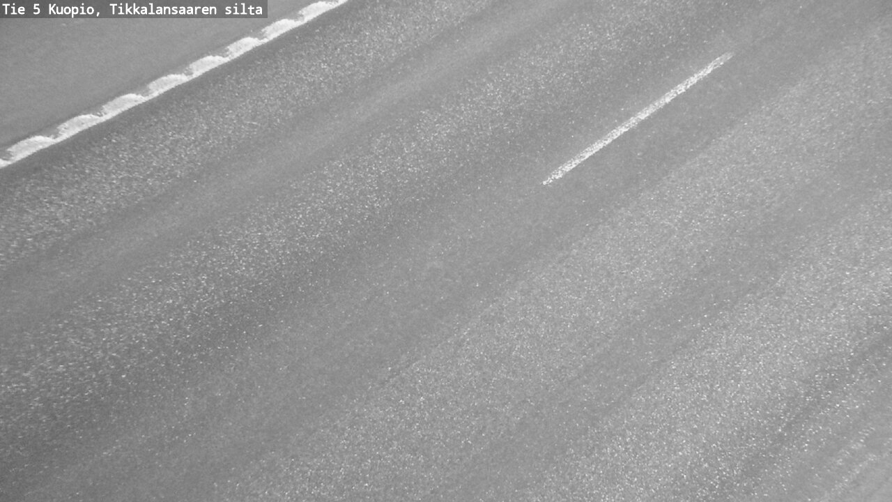 Weather Camera Image Road 5 Kuopio, Tikkalansaari, Kuopio, Pohjois-Savo