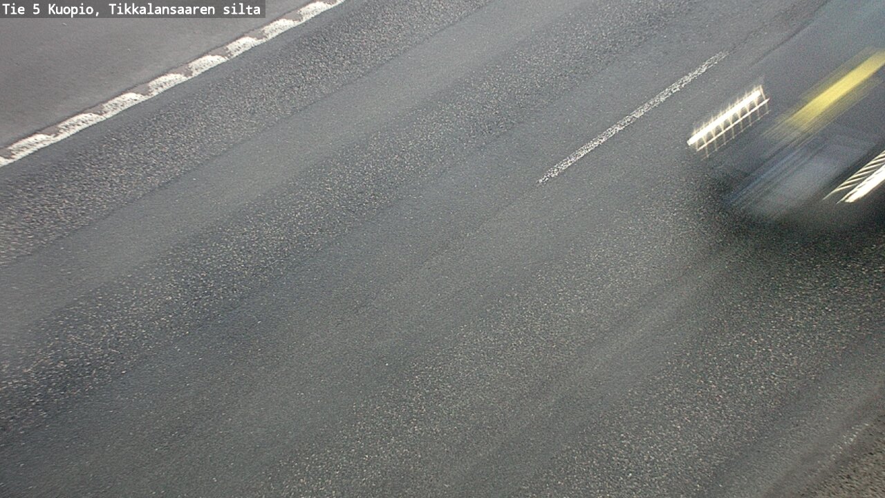 Weather Camera Image Road 5 Kuopio, Tikkalansaari, Kuopio, Pohjois-Savo