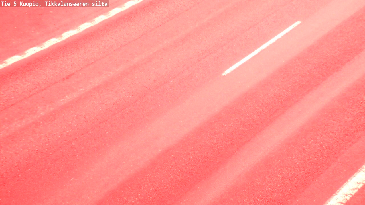 Weather Camera Image Väg 5 Kuopio, Tikkalansaari, Kuopio, Pohjois-Savo