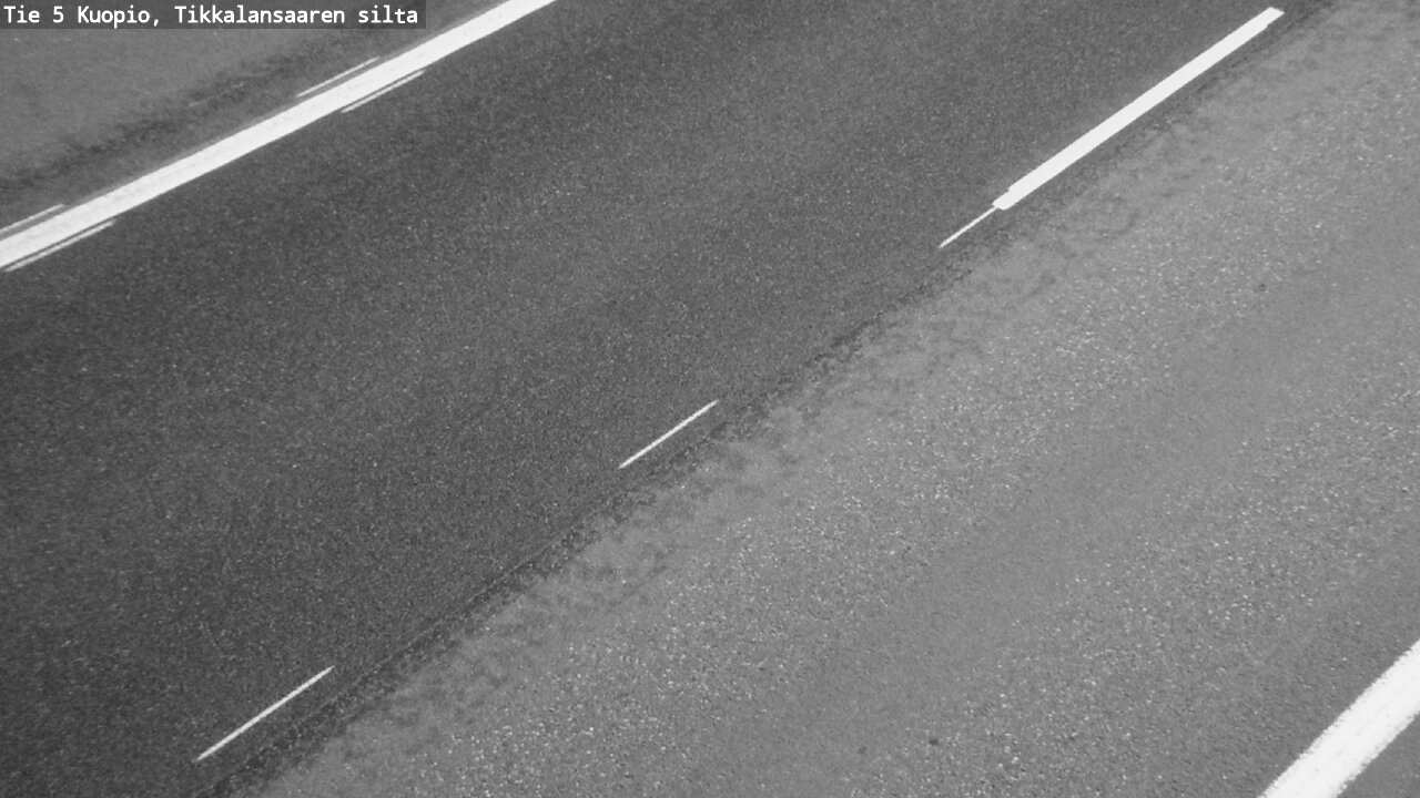Weather Camera Image Road 5 Kuopio, Tikkalansaari, Kuopio, Pohjois-Savo