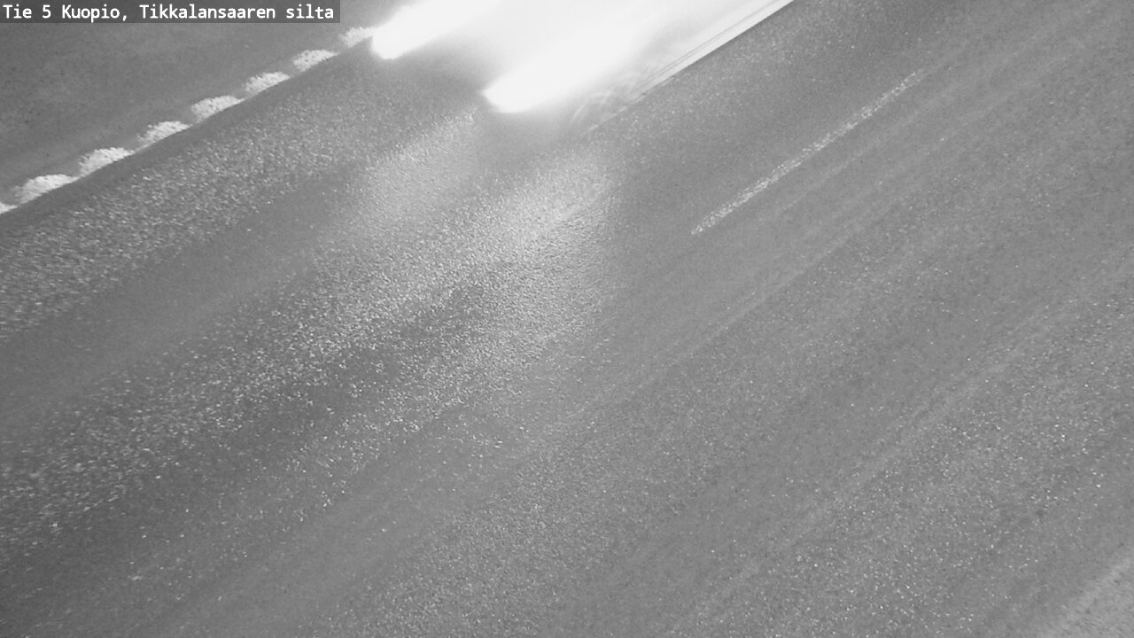 Weather Camera Image Road 5 Kuopio, Tikkalansaari, Kuopio, Pohjois-Savo