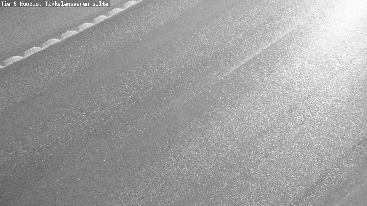 Weather Camera Image Road 5 Kuopio, Tikkalansaari, Kuopio, Pohjois-Savo