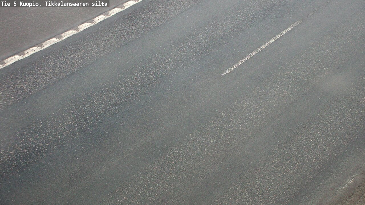 Weather Camera Image Road 5 Kuopio, Tikkalansaari, Kuopio, Pohjois-Savo
