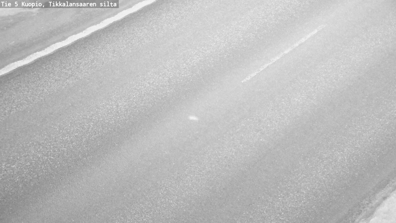 Weather Camera Image Road 5 Kuopio, Tikkalansaari, Kuopio, Pohjois-Savo