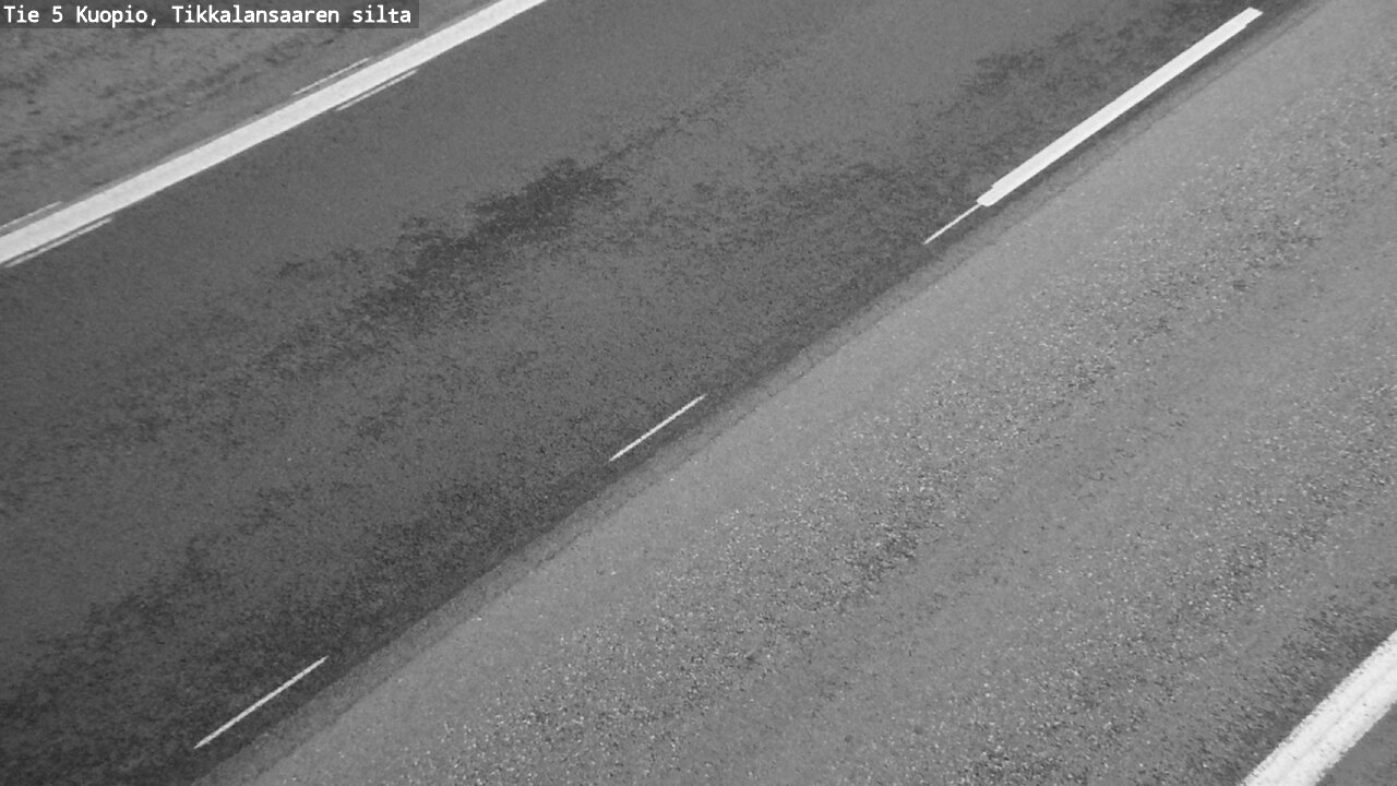 Weather Camera Image Road 5 Kuopio, Tikkalansaari, Kuopio, Pohjois-Savo