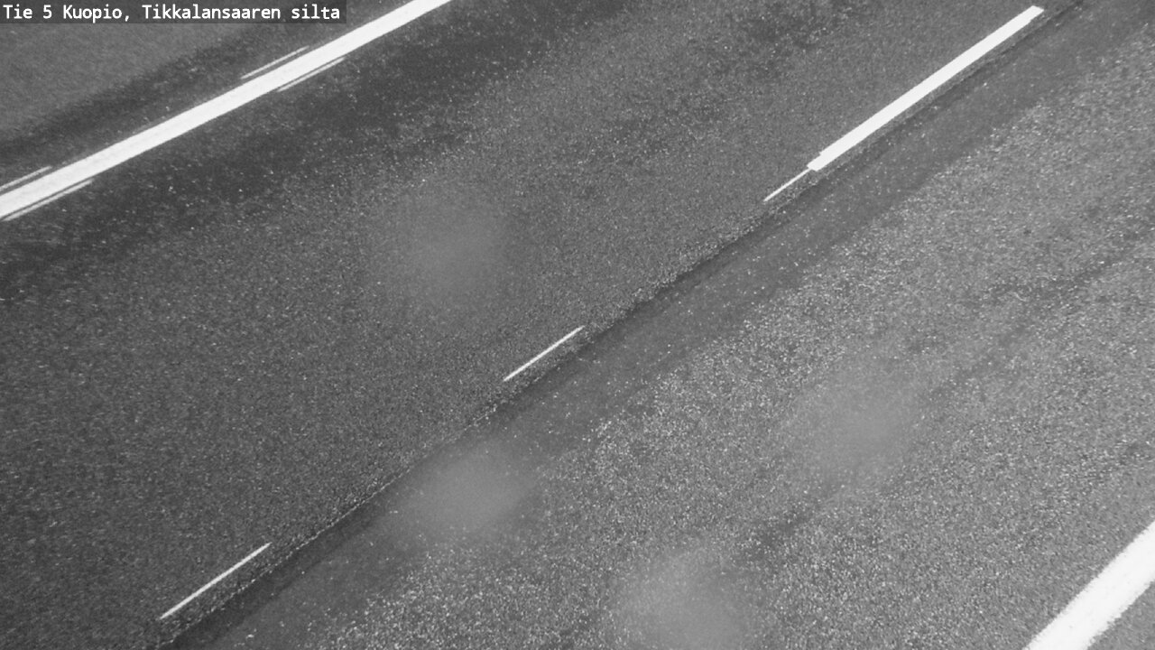 Weather Camera Image Road 5 Kuopio, Tikkalansaari, Kuopio, Pohjois-Savo