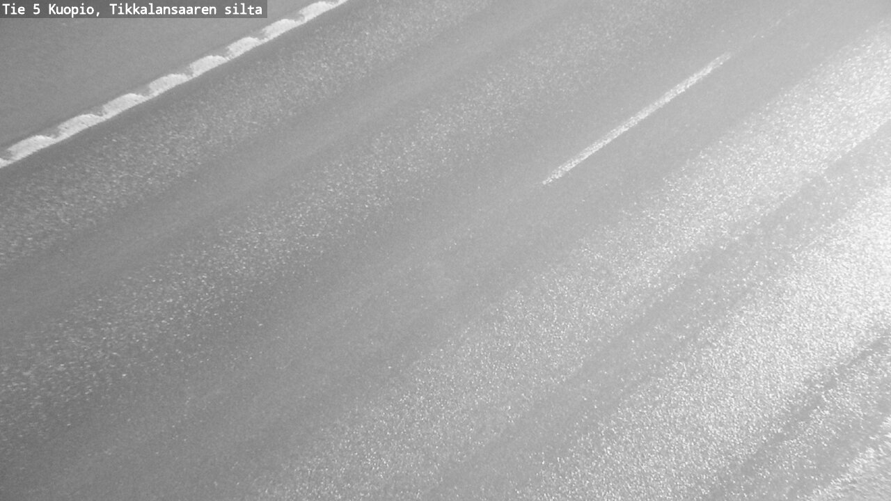 Weather Camera Image Road 5 Kuopio, Tikkalansaari, Kuopio, Pohjois-Savo