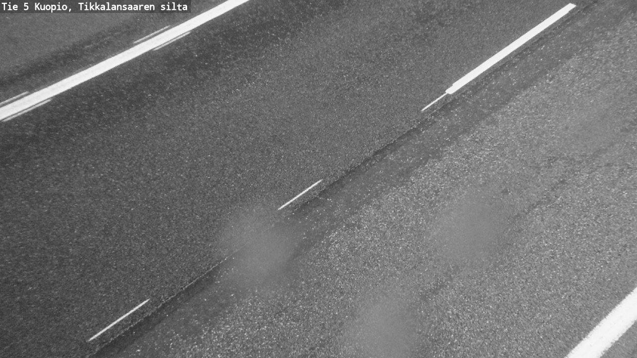 Weather Camera Image Road 5 Kuopio, Tikkalansaari, Kuopio, Pohjois-Savo