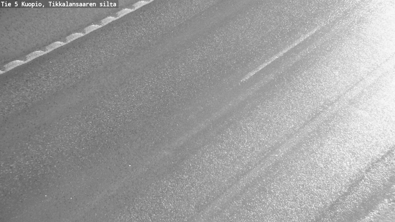 Weather Camera Image Road 5 Kuopio, Tikkalansaari, Kuopio, Pohjois-Savo