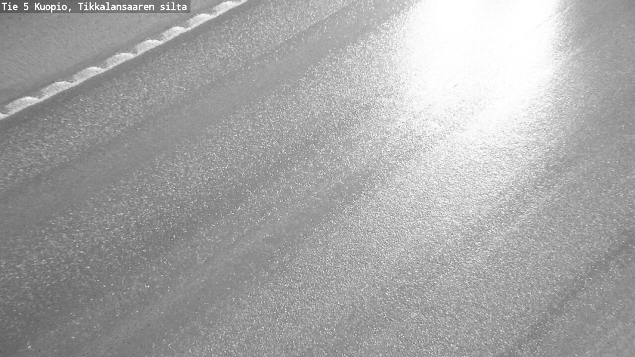 Weather Camera Image Road 5 Kuopio, Tikkalansaari, Kuopio, Pohjois-Savo
