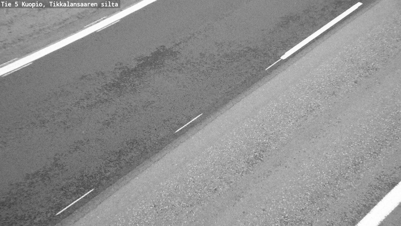 Weather Camera Image Road 5 Kuopio, Tikkalansaari, Kuopio, Pohjois-Savo