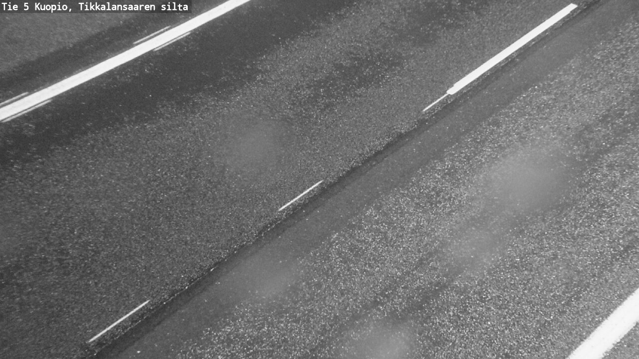 Weather Camera Image Road 5 Kuopio, Tikkalansaari, Kuopio, Pohjois-Savo