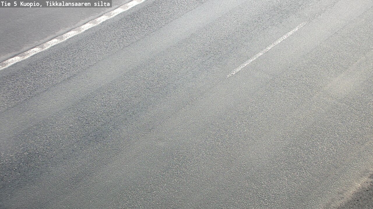 Weather Camera Image Road 5 Kuopio, Tikkalansaari, Kuopio, Pohjois-Savo