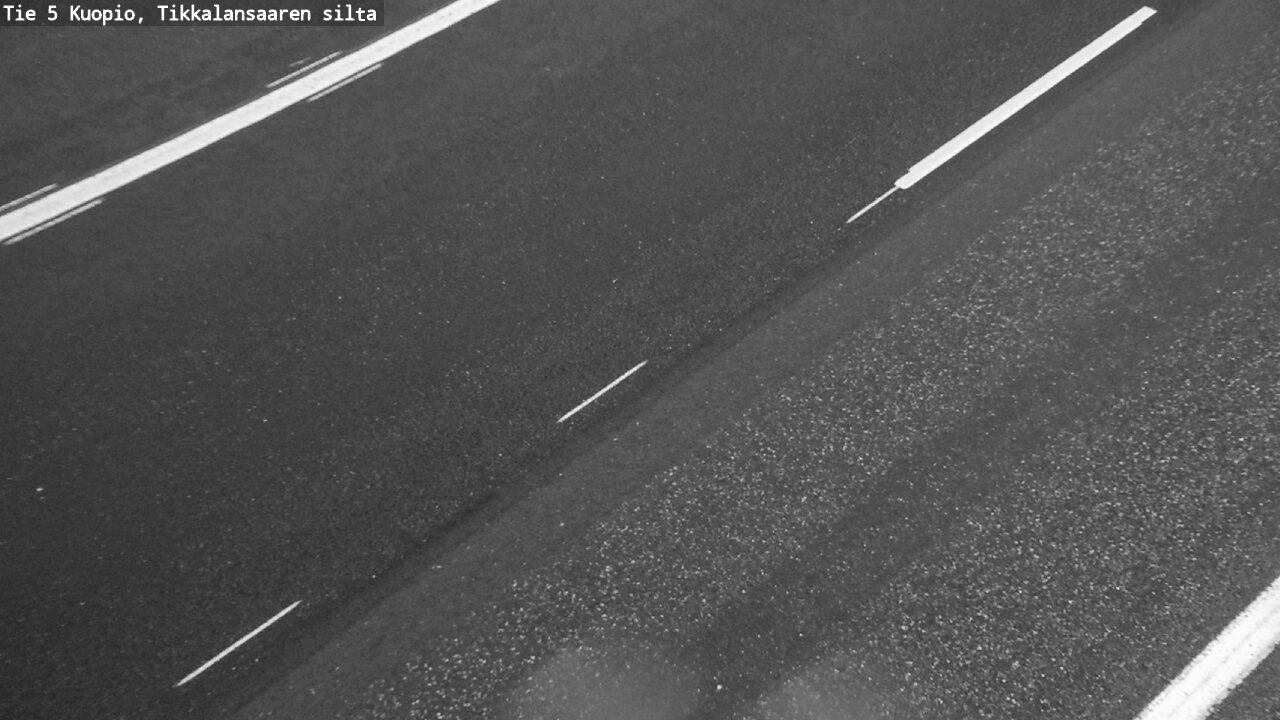 Weather Camera Image Road 5 Kuopio, Tikkalansaari, Kuopio, Pohjois-Savo