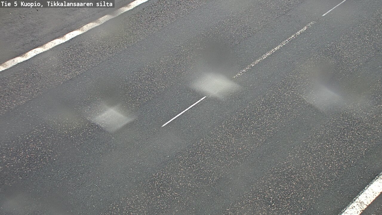 Weather Camera Image Väg 5 Kuopio, Tikkalansaari, Kuopio, Pohjois-Savo