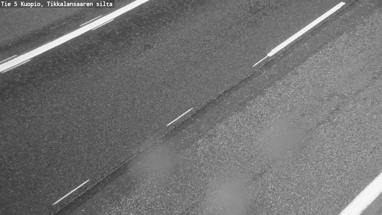 Weather Camera Image Road 5 Kuopio, Tikkalansaari, Kuopio, Pohjois-Savo