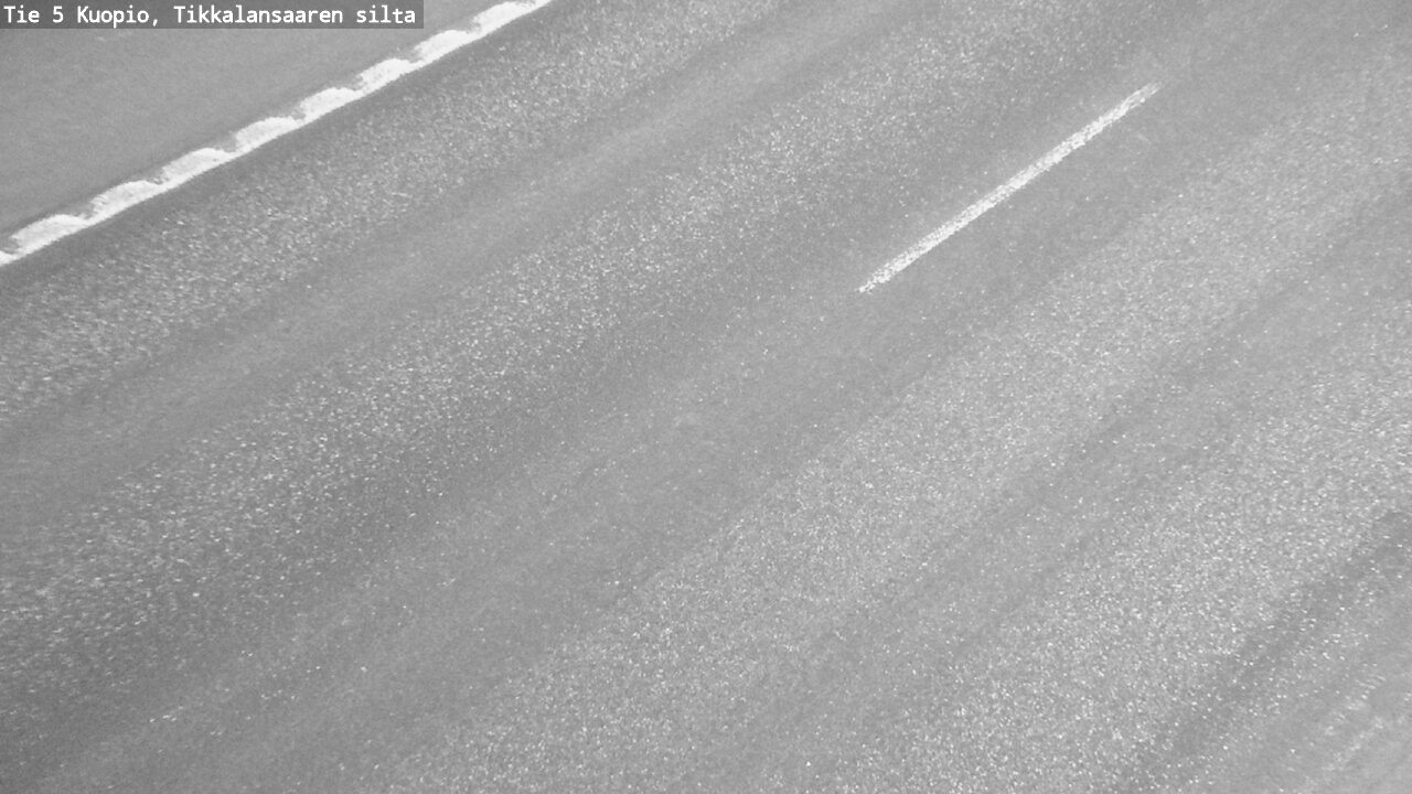 Weather Camera Image Road 5 Kuopio, Tikkalansaari, Kuopio, Pohjois-Savo