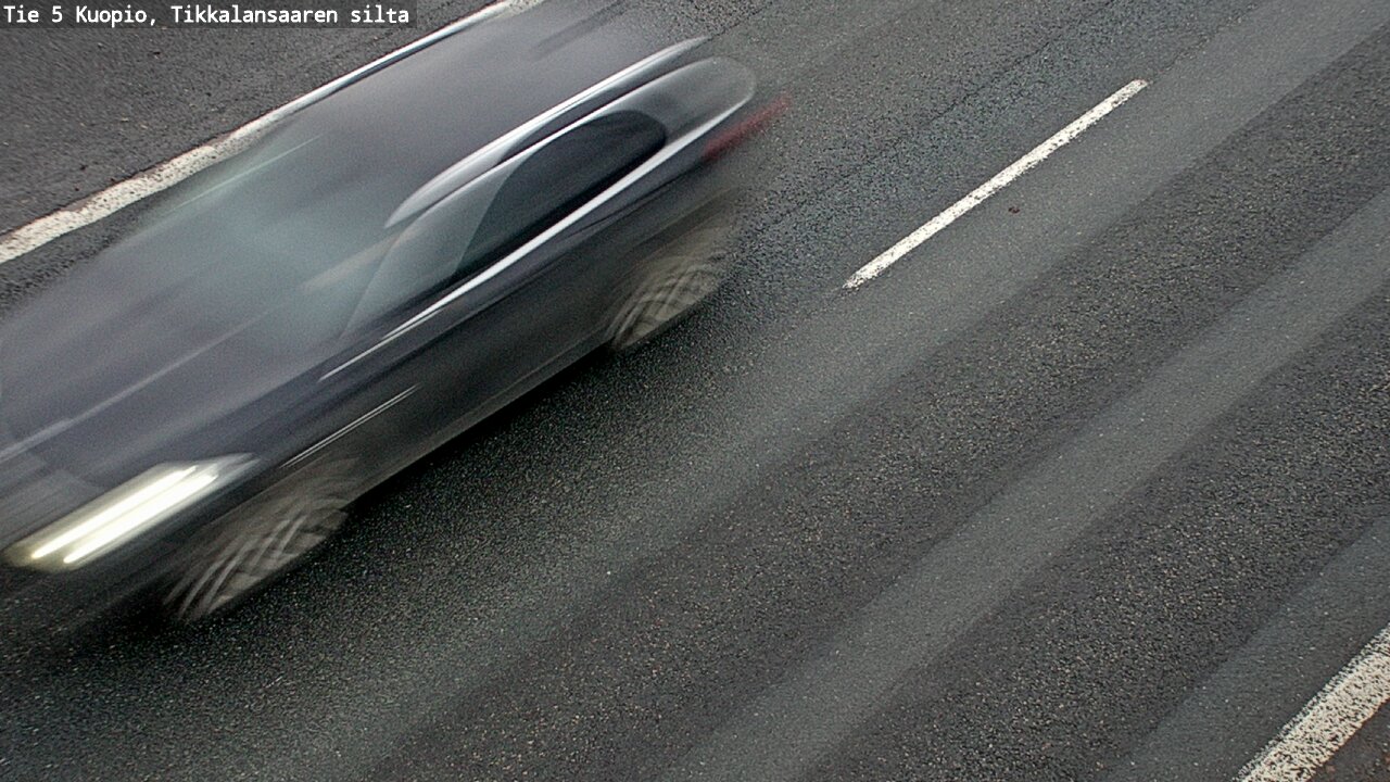 Weather Camera Image Väg 5 Kuopio, Tikkalansaari, Kuopio, Pohjois-Savo