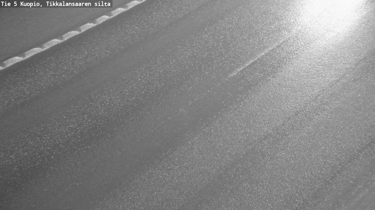 Weather Camera Image Road 5 Kuopio, Tikkalansaari, Kuopio, Pohjois-Savo