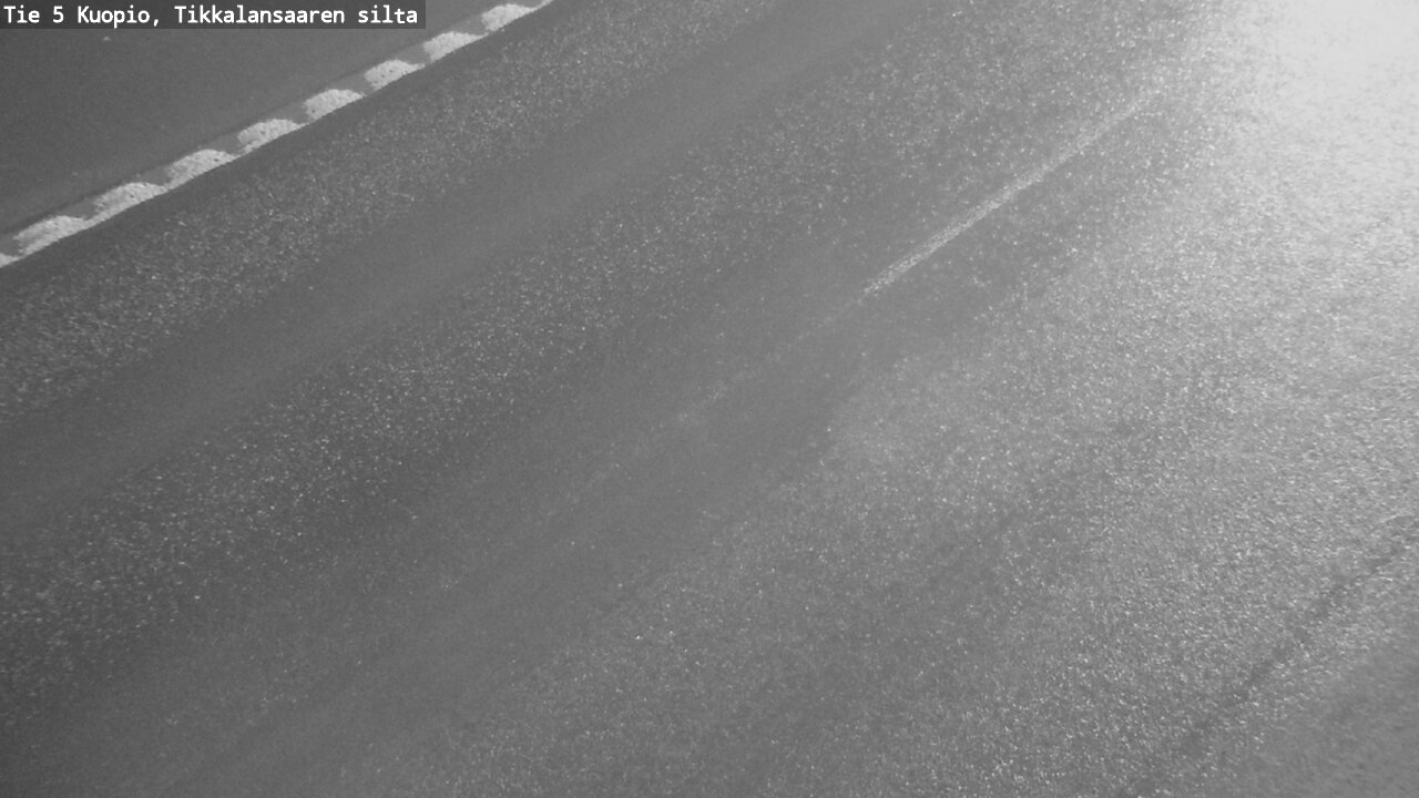 Weather Camera Image Road 5 Kuopio, Tikkalansaari, Kuopio, Pohjois-Savo