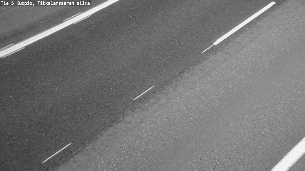 Weather Camera Image Road 5 Kuopio, Tikkalansaari, Kuopio, Pohjois-Savo