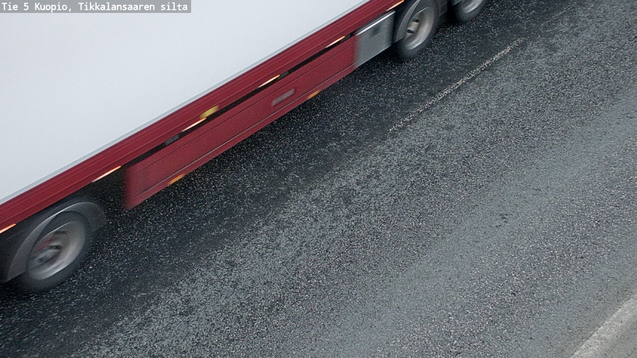 Weather Camera Image Väg 5 Kuopio, Tikkalansaari, Kuopio, Pohjois-Savo