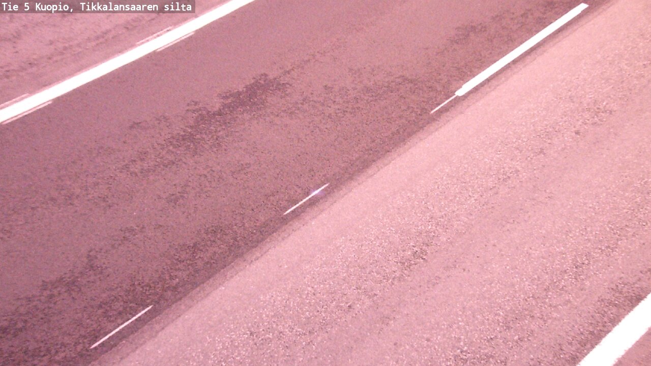 Weather Camera Image Road 5 Kuopio, Tikkalansaari, Kuopio, Pohjois-Savo