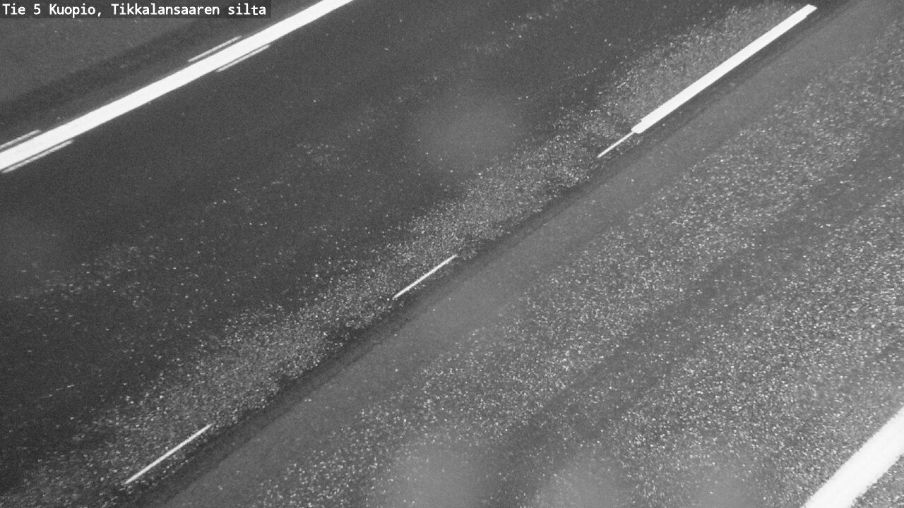 Weather Camera Image Road 5 Kuopio, Tikkalansaari, Kuopio, Pohjois-Savo