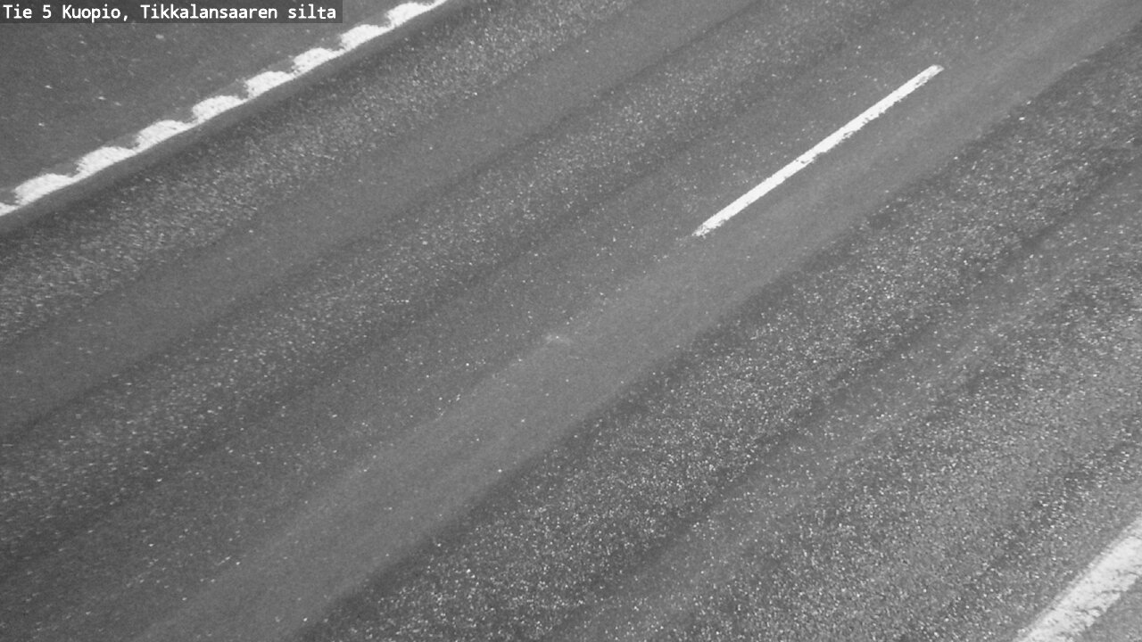 Weather Camera Image Road 5 Kuopio, Tikkalansaari, Kuopio, Pohjois-Savo