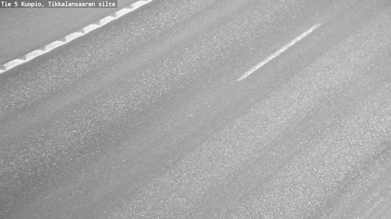 Weather Camera Image Road 5 Kuopio, Tikkalansaari, Kuopio, Pohjois-Savo