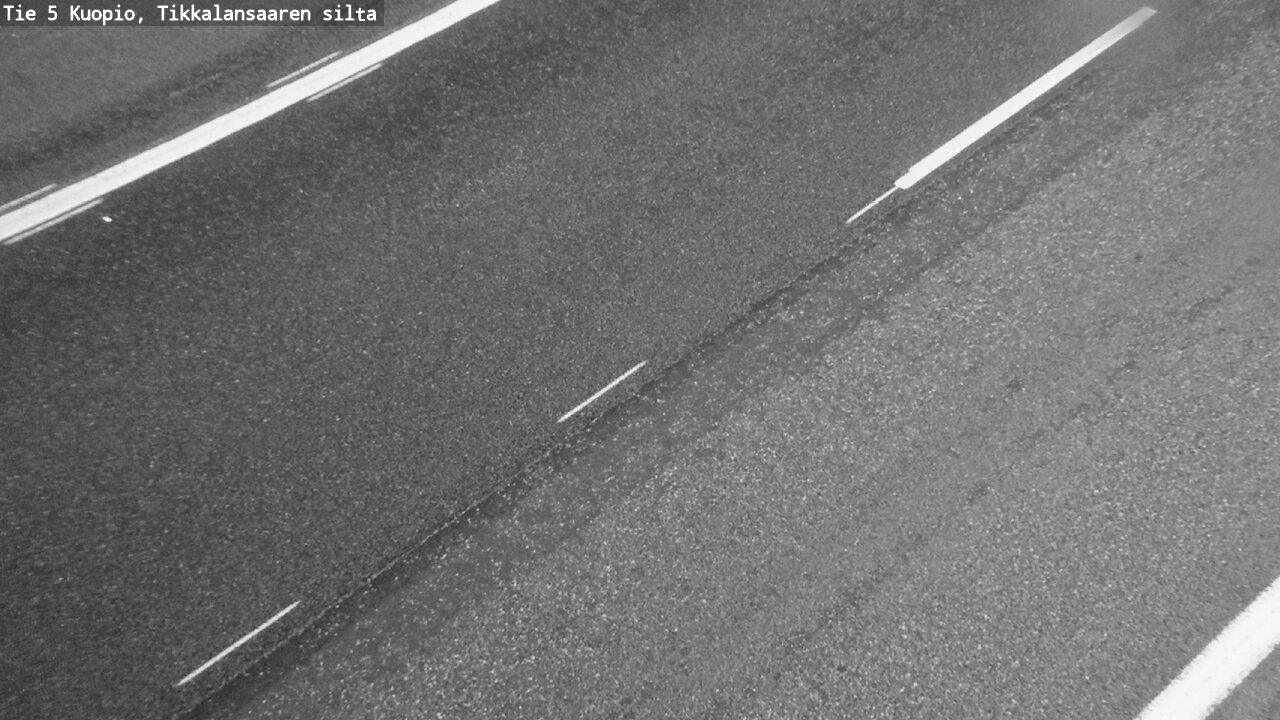 Weather Camera Image Road 5 Kuopio, Tikkalansaari, Kuopio, Pohjois-Savo