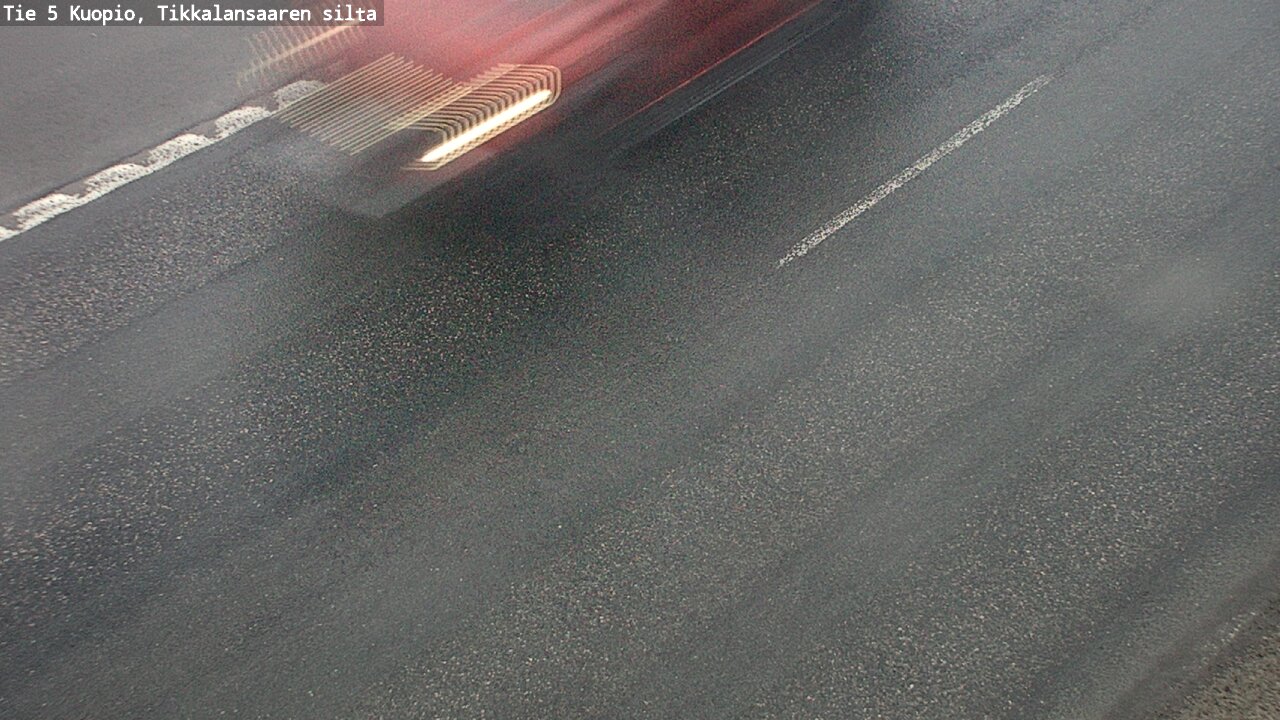 Weather Camera Image Road 5 Kuopio, Tikkalansaari, Kuopio, Pohjois-Savo