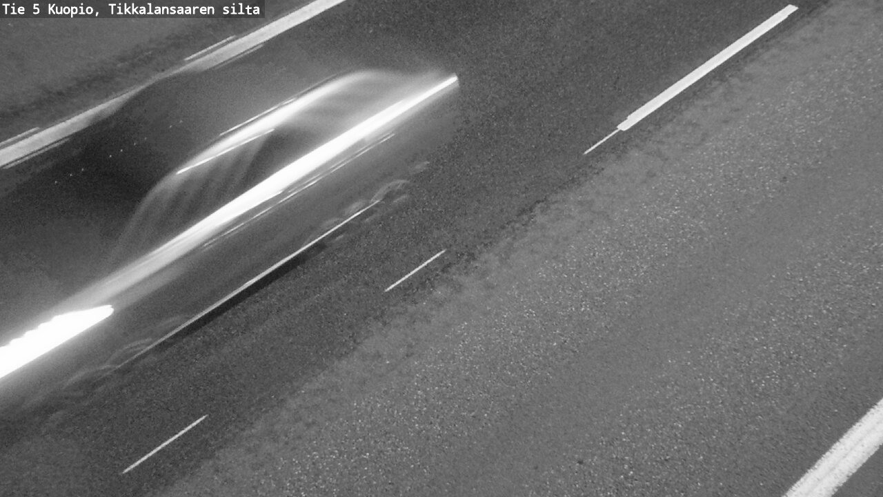 Weather Camera Image Road 5 Kuopio, Tikkalansaari, Kuopio, Pohjois-Savo