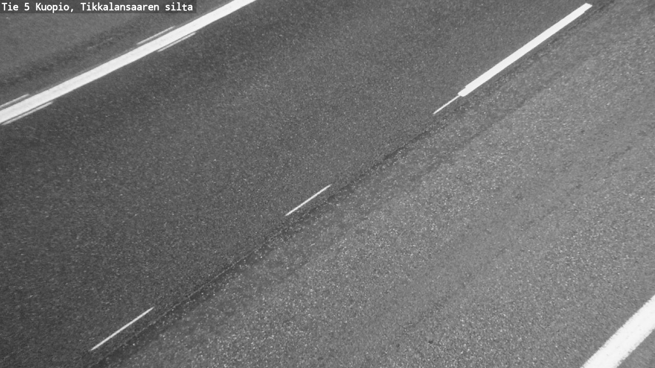 Weather Camera Image Road 5 Kuopio, Tikkalansaari, Kuopio, Pohjois-Savo