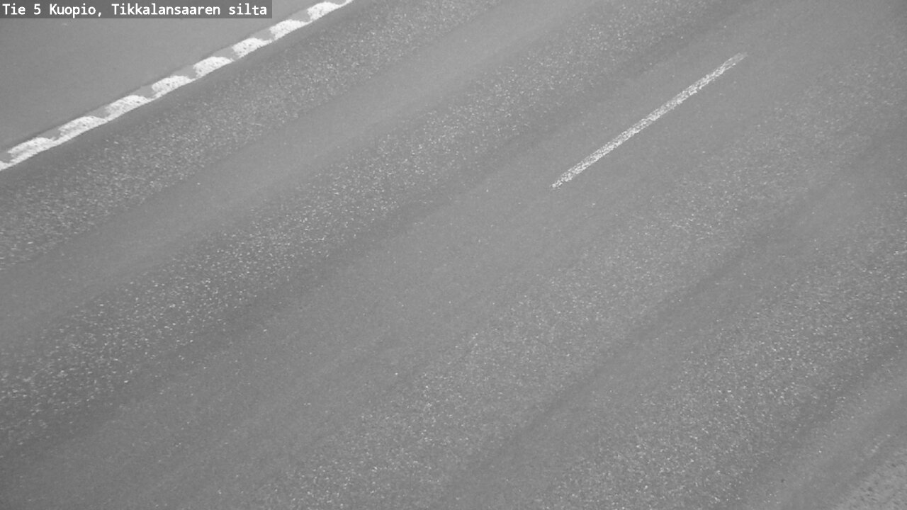 Weather Camera Image Road 5 Kuopio, Tikkalansaari, Kuopio, Pohjois-Savo