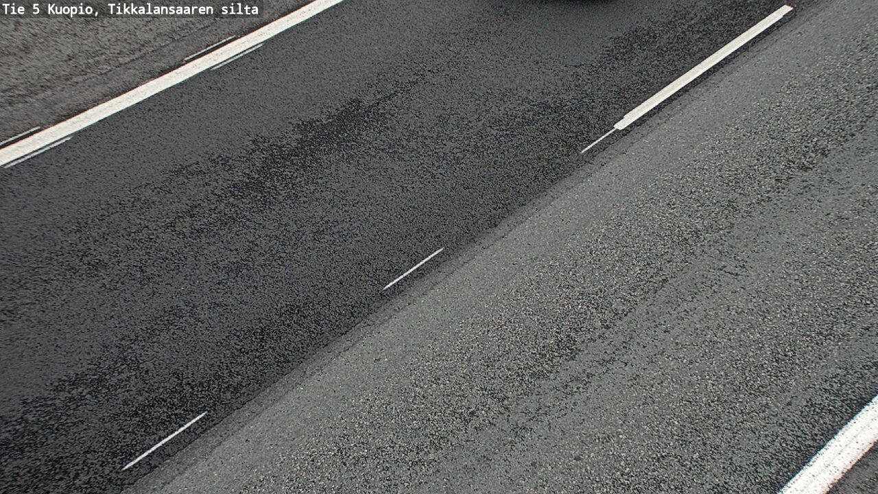 Weather Camera Image Road 5 Kuopio, Tikkalansaari, Kuopio, Pohjois-Savo