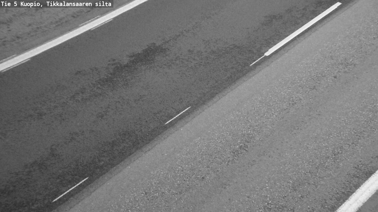 Weather Camera Image Road 5 Kuopio, Tikkalansaari, Kuopio, Pohjois-Savo