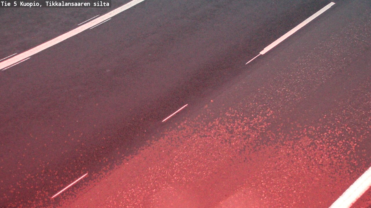 Weather Camera Image Road 5 Kuopio, Tikkalansaari, Kuopio, Pohjois-Savo