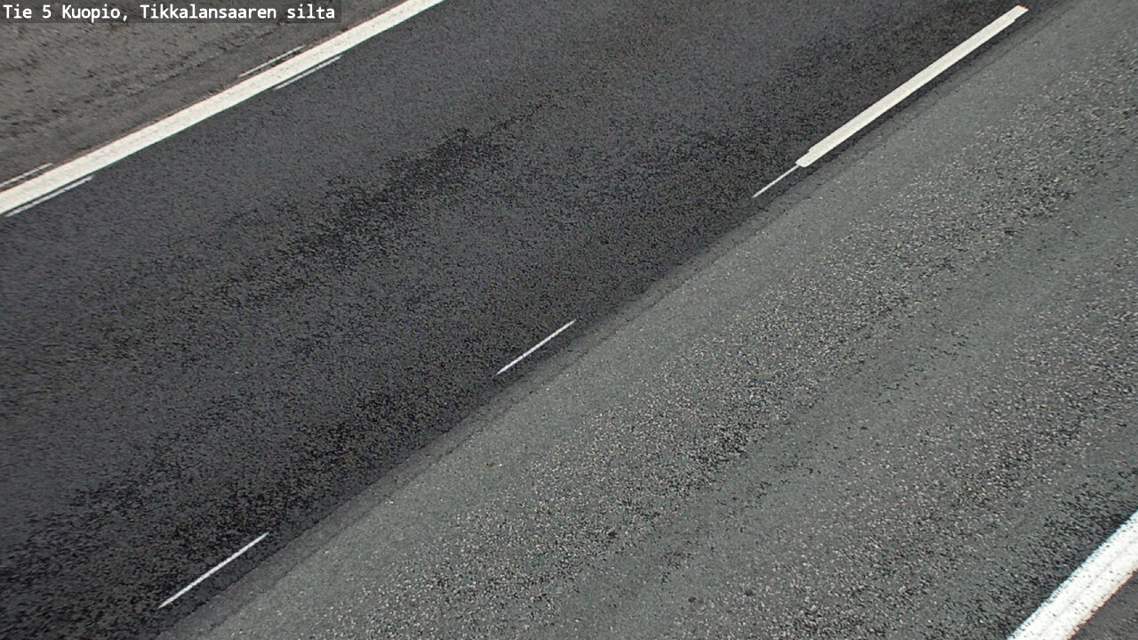 Weather Camera Image Road 5 Kuopio, Tikkalansaari, Kuopio, Pohjois-Savo