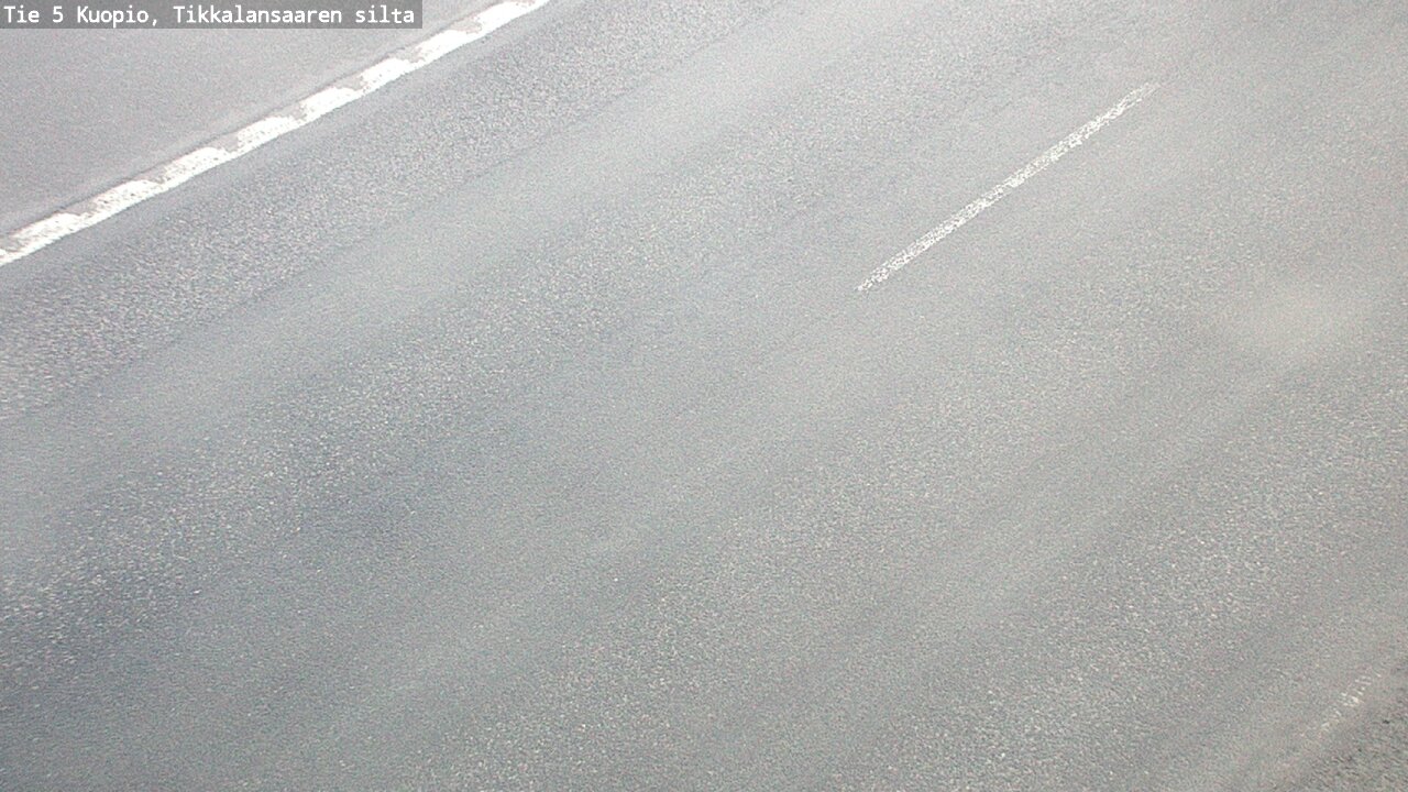 Weather Camera Image Road 5 Kuopio, Tikkalansaari, Kuopio, Pohjois-Savo