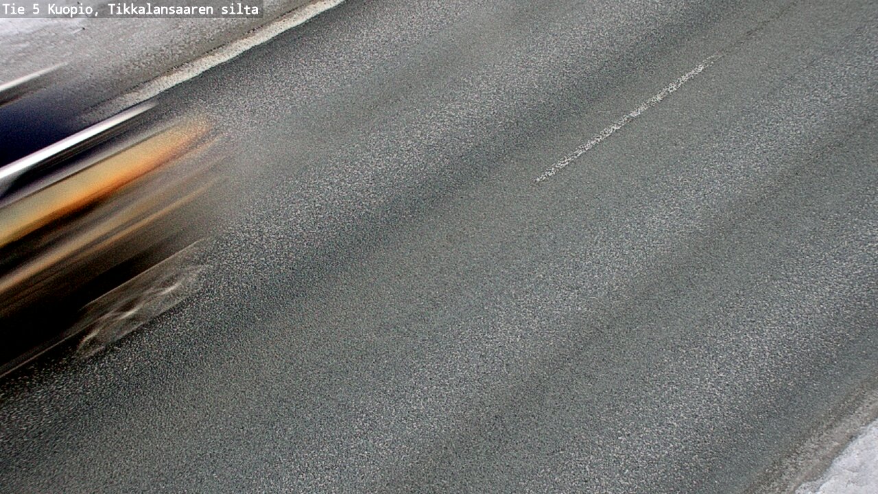 Weather Camera Image Väg 5 Kuopio, Tikkalansaari, Kuopio, Pohjois-Savo