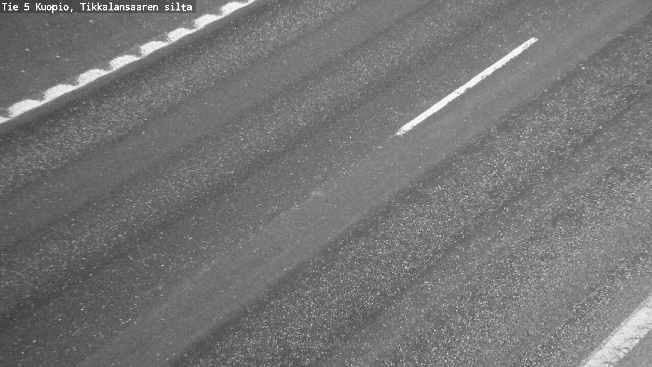Weather Camera Image Road 5 Kuopio, Tikkalansaari, Kuopio, Pohjois-Savo