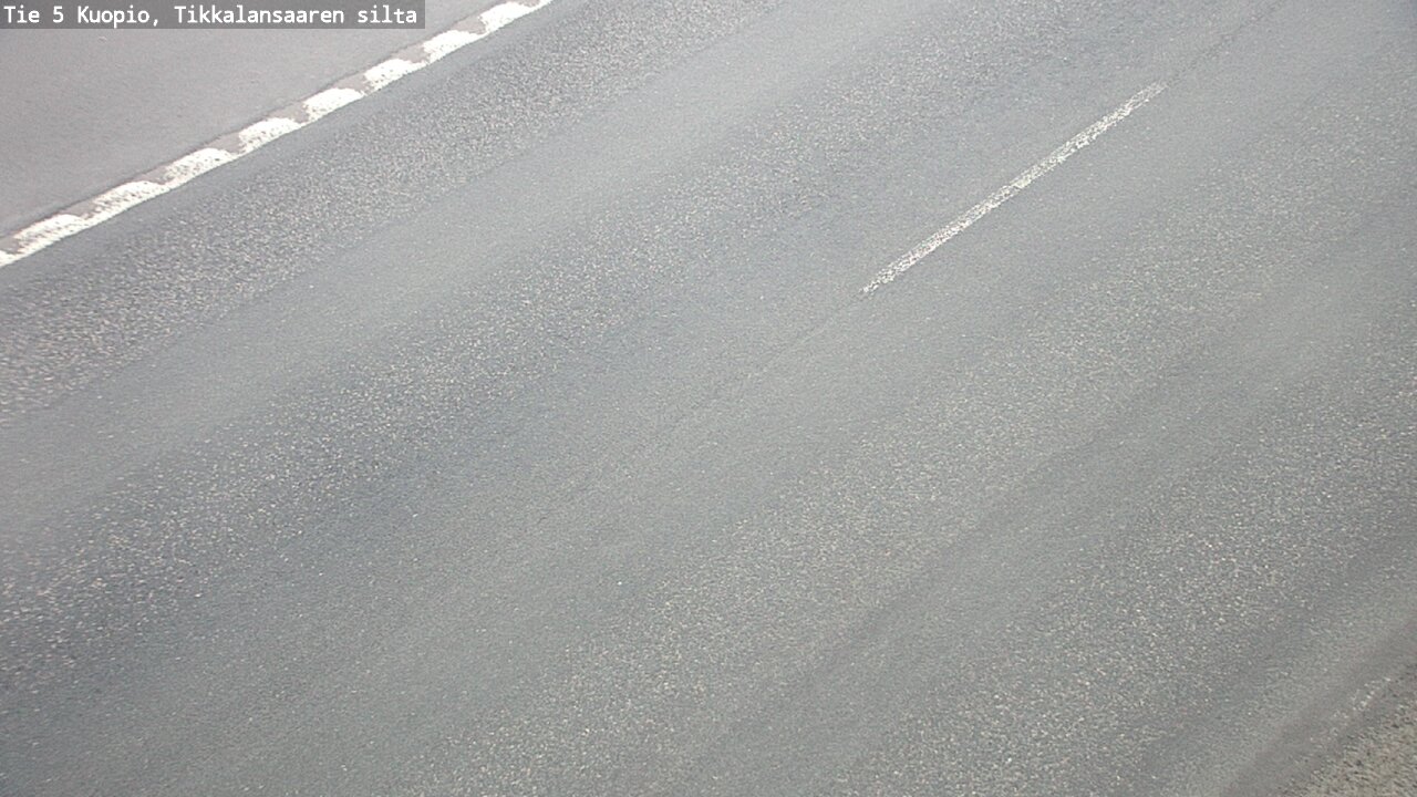 Weather Camera Image Road 5 Kuopio, Tikkalansaari, Kuopio, Pohjois-Savo
