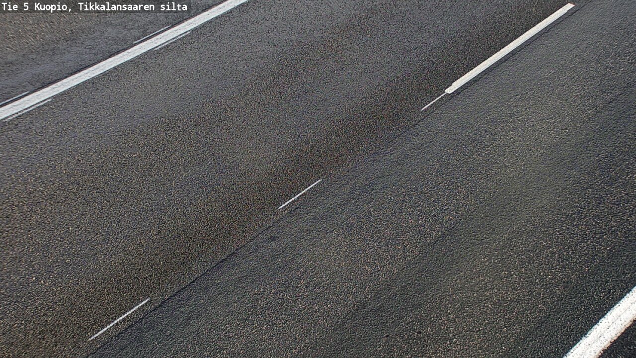 Weather Camera Image Road 5 Kuopio, Tikkalansaari, Kuopio, Pohjois-Savo