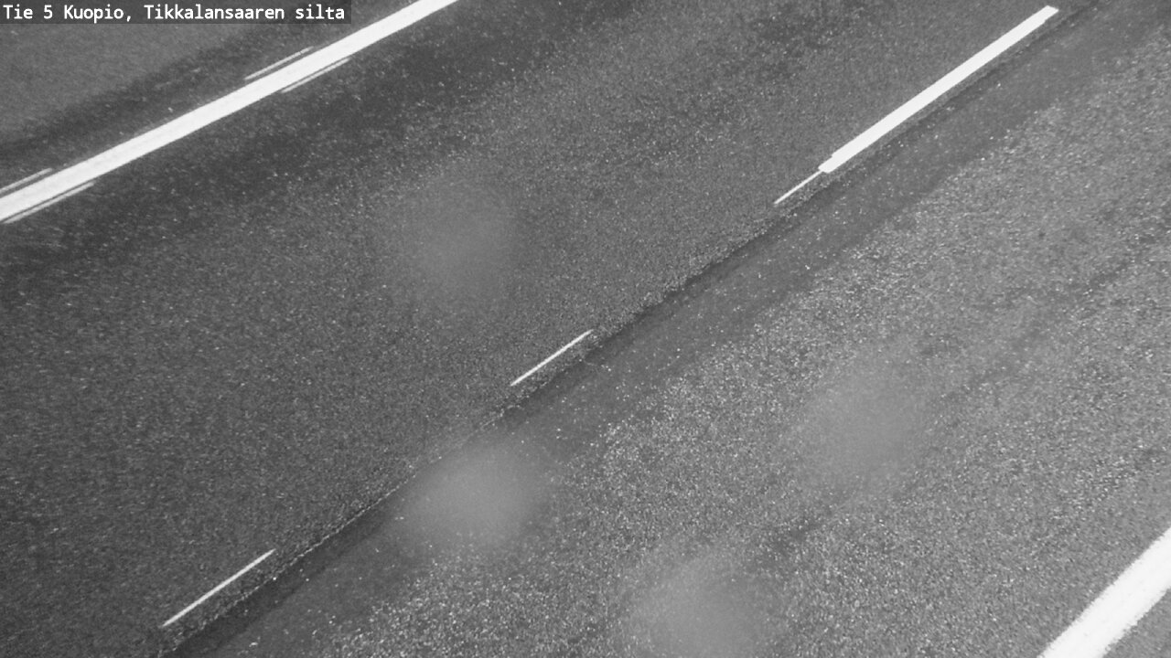 Weather Camera Image Road 5 Kuopio, Tikkalansaari, Kuopio, Pohjois-Savo