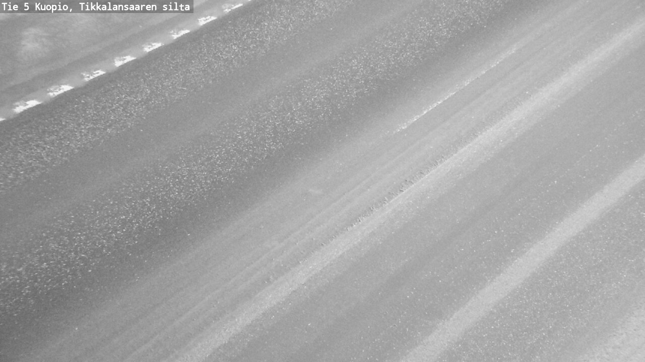 Weather Camera Image Road 5 Kuopio, Tikkalansaari, Kuopio, Pohjois-Savo