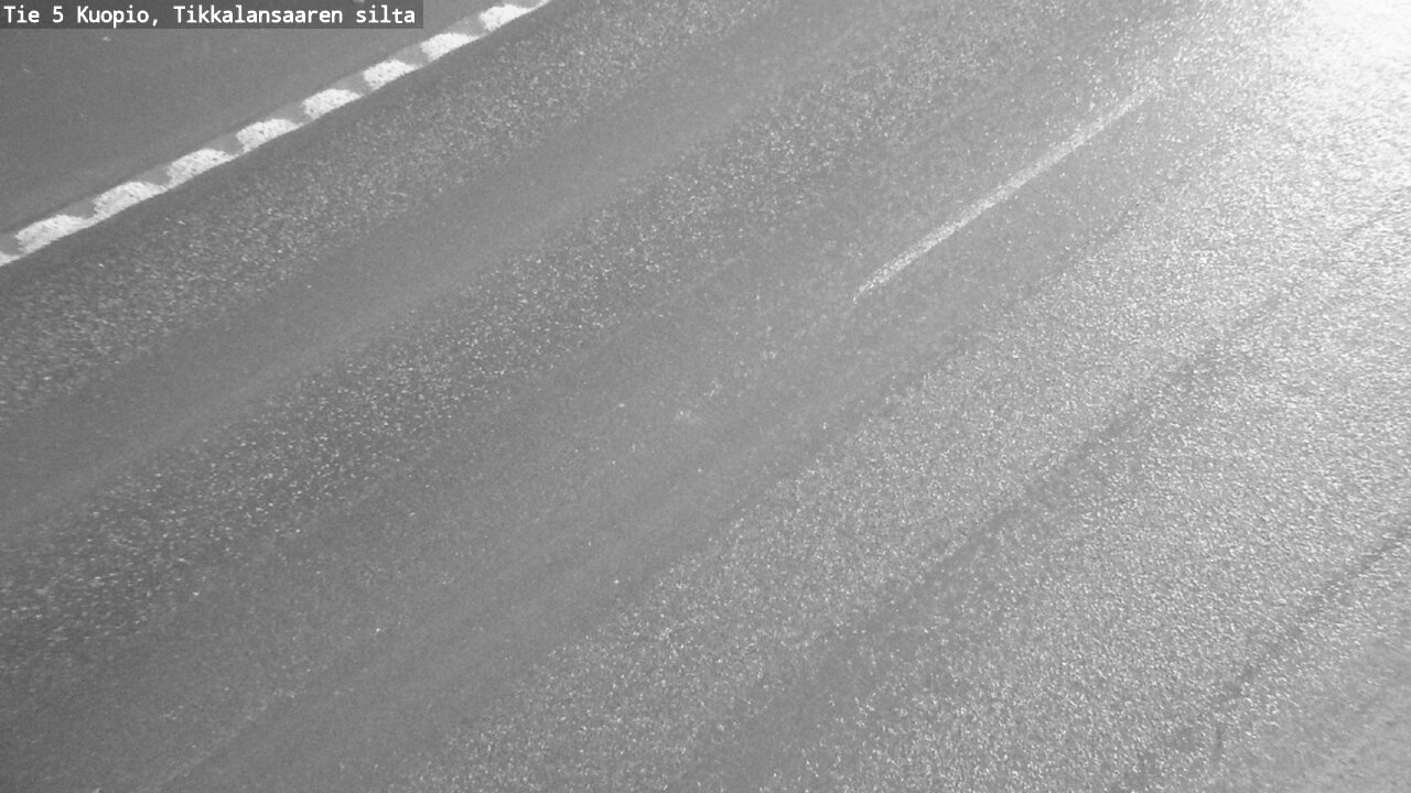 Weather Camera Image Road 5 Kuopio, Tikkalansaari, Kuopio, Pohjois-Savo